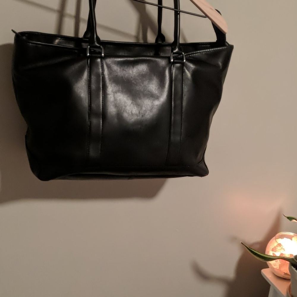 L.L bean leather tote